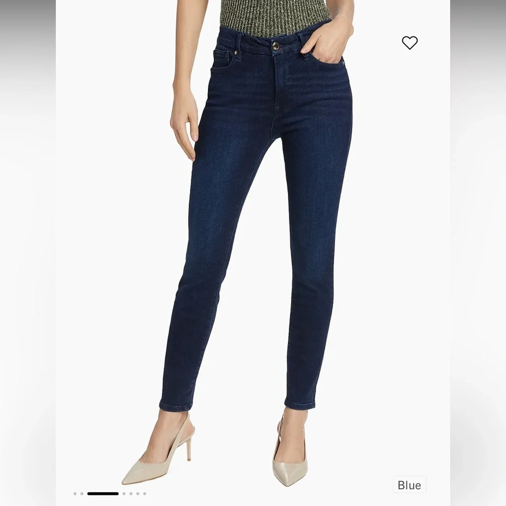 Good American Good Legs High Rise Blue Jeans Size 4 - Picture 3 of 11